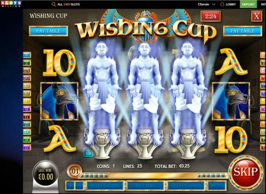 Book of Ra Clone getestet - Wishing Cup von Rival
