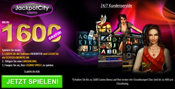 30 Freispiele und bis zu 1600 Euro Bonus