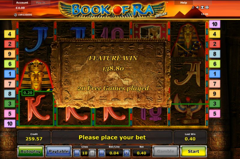 Book of Ra Casinotest - 1000fache Auszahlung beim Freispiel