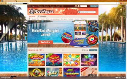 Die Leovegashomepage ist einladend gestaltet. Fr Livecasinospieler vielleicht etwas zu bunt, aber die meisten Spieler zocken wohl lieber an den Spielautomaten. Es gibt gute Bonusangebote und eine sehr gute Spielauswahl, vor allem im Livespielbereich.