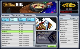 Neues William Hill Casino seit Mrz 2009 mit Playtech-Software