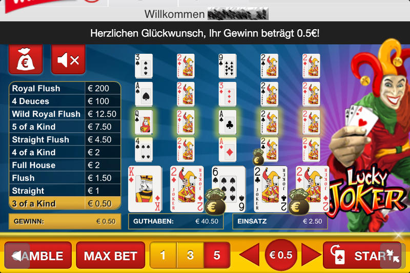 Eventuell fehlerhafte Auszahlung beim Lucky Joker bei win2day